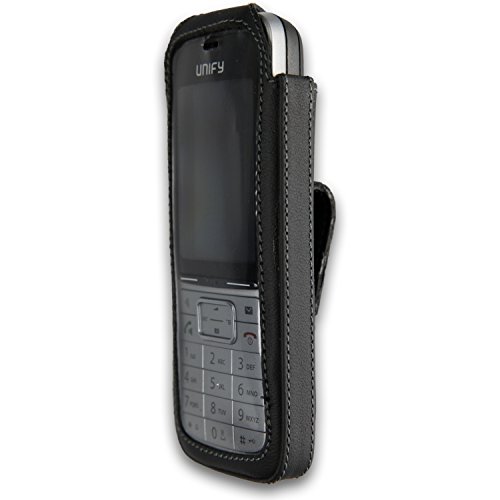 JT Berlin Turnline Case Gigaset SL450 / SL450HX / SL750 / SL750H / SL750H Pro / SL800H Pro/Permium 300HX, Unify Openscape SL5 / SL6 Hülle (Echtleder, 8-Stufen Gürtel-Drehclip, Smarte Folie) Schwarz JT Berlin Turnline Case Gigaset SL450 / SL450HX / SL750 / SL750H / SL750H Pro / SL800H Pro/Permium 300HX, Unify Openscape SL5 / SL6 Hülle (Echtleder, 8-Stufen Gürtel-Drehclip, Smarte Folie) Schwarz von JT Berlin
