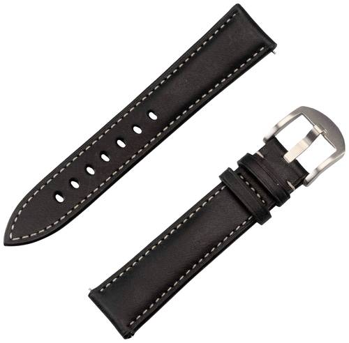 JT Berlin Watchband Charlie Armband 44 mm, 40 mm, 47 mm, 43 mm, 45 mm, 46 mm, 42 mm, 41mm M Schwarz, von JT Berlin