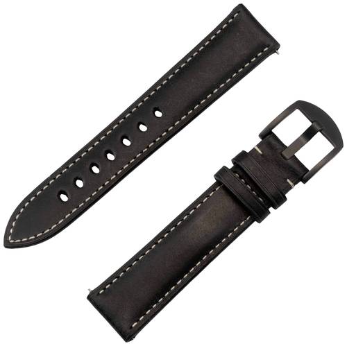 JT Berlin Watchband Charlie Armband 44 mm, 40 mm, 47 mm, 43 mm, 45 mm, 46 mm, 42 mm, 41mm M Schwarz von JT Berlin