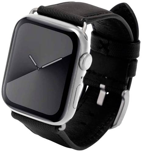 JT Berlin Watchband Wannsee Armband 42 mm, 44 mm, 45 mm, 49mm M Schwarz, Silber Watch Series 1, Watc von JT Berlin
