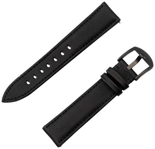 JT Berlin Watchband Wannsee Armband 44 mm, 40 mm, 47 mm, 43 mm, 45 mm, 46 mm, 42 mm, 41mm M Schwarz von JT Berlin