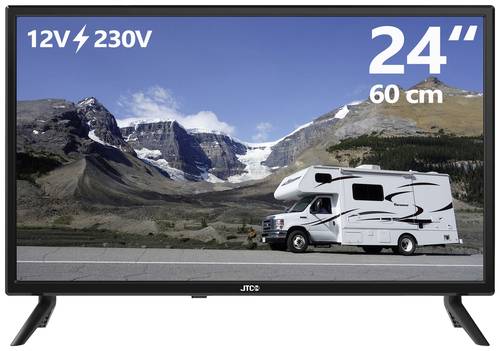 JTC JTCT24H39241 LED-TV 60cm 24 Zoll EEK E (A - G) CI+, DVB-C, DVB-S, DVB-S2, DVB-T, DVB-T2, HD read von JTC