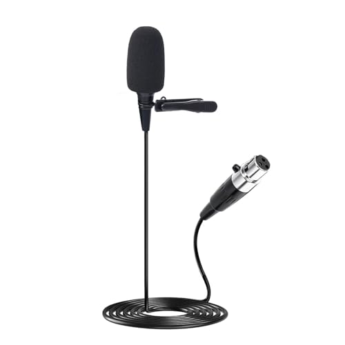 JTLAU Lavalier-Mikrofon zum Anstecken, Nieren-Kondensator-Ansteckmikrofon, kompatibel mit AKG/Samson Bodypack Wireless-Systemen, ideal für Vorträge, Schauspieler, Theater, Podcasts JTLAU Lavalier-Mikrofon zum Anstecken, Nieren-Kondensator-Ansteckmikrofon, kompatibel mit AKG/Samson Bodypack Wireless-Systemen, ideal für Vorträge, Schauspieler, Theater, Podcasts von JTLAU