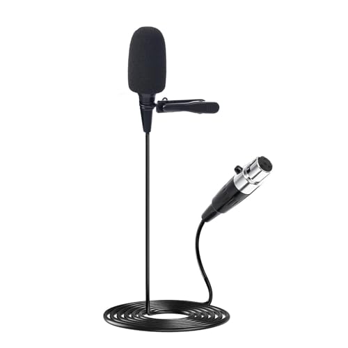 JTLAU Lavalier-Mikrofon zum Anstecken, Nieren-Kondensator-Ansteckmikrofon, kompatibel mit Shure Bodypack-Wireless-Systemen, ideal für Vorträge, Schauspieler, Theater, Podcasts JTLAU Lavalier-Mikrofon zum Anstecken, Nieren-Kondensator-Ansteckmikrofon, kompatibel mit Shure Bodypack-Wireless-Systemen, ideal für Vorträge, Schauspieler, Theater, Podcasts von JTLAU