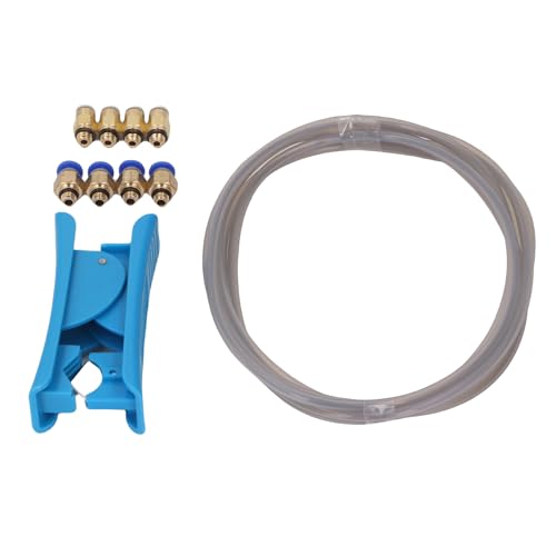 3D-Drucker-PTFE-Rohr, 2m-Kit-Ersatz durch Rohrschneider 1,75 Mm Filament, 4-m6 4-m10-Armaturen 3D-Drucker-PTFE-Rohr, 2m-Kit-Ersatz durch Rohrschneider 1,75 Mm Filament, 4-m6 4-m10-Armaturen von JTLB