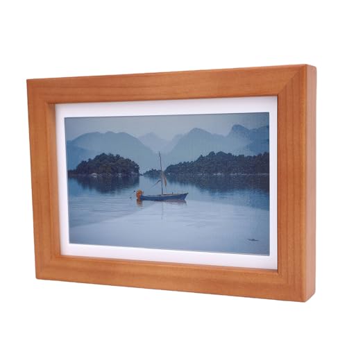 7,3 Zoll Full Color E Paper Display Bilderrahmen, Holzdesign, Minimaler Stromverbrauch mit Geplanter Auffrischung für Zuhause von JTLB