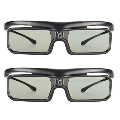 DLP Link 3D-Brille Fit für LTV-2500 mit 144-Hz-Aktualisierungsrate, 40 Stunden Akkulaufzeit für LTV-3500 Pro-Projektoren von JTLB