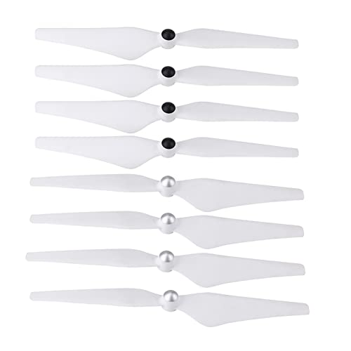 JTLB 8 Stück Drohnenpropeller, 4 Paar CW CCW Selbstsichernde Propeller für DJI Phantom 2/3 Quadcopter Zubehörteile von JTLB