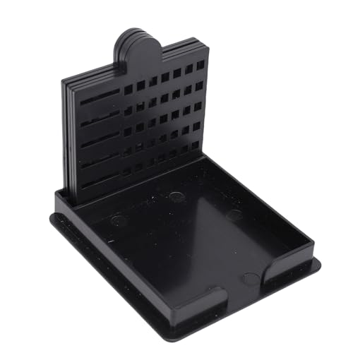 Sticky Note Schablone, ABS Sticky Pads Dispenser, Memo Pad Organizer mit Listenlinienzeichnungsvorlagen für die Büro -Heimschule, Zum Auftauchen und Organisieren (Schwarz) von JTLB