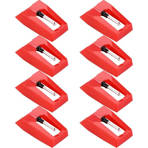 JTQYFI 8Pcs Plattenspieler Stifte Ersatz Plattenspieler Phonographen Vinyls Player Stifte Ersatz von JTQYFI