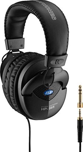 JTS HP-565 professioneller Studio-Kopfhörer mit hervorragender Klang-Qualität, halboffenes Over-Ear System mit satter Bass-Wiedergabe, in Schwarz von JTS
