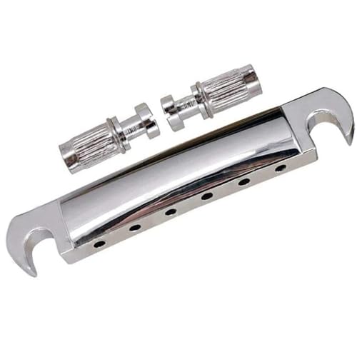 6-saitige Sattelbrücke Aus Zinklegierung Für LP-E-Gitarrenzubehör, Silberfarben Austausch des Gitarrenstegs 6-saitige Sattelbrücke Aus Zinklegierung Für LP-E-Gitarrenzubehör, Silberfarben Austausch des Gitarrenstegs von JTYUERWQ