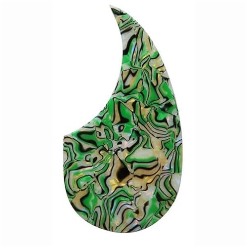Akustikgitarre Schlagbrett 36 Zoll Schlagbrett Für Akustikgitarre Tropfenform Alle Farben(Colorful shell) von JTYUERWQ