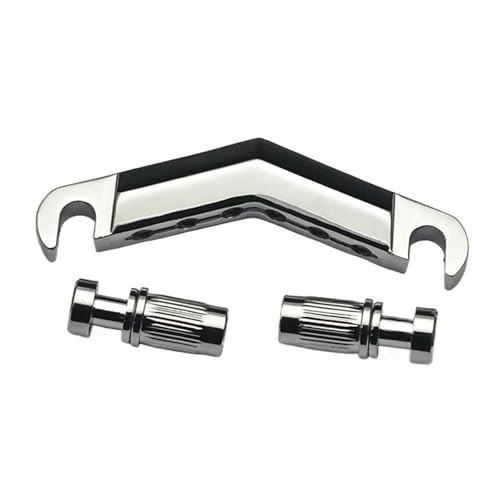 Saitenhalterbrücke Mit 2 Schrauben V-Form Für E-Gitarre Im LP-Stil Austausch des Gitarrenstegs Saitenhalterbrücke Mit 2 Schrauben V-Form Für E-Gitarre Im LP-Stil Austausch des Gitarrenstegs von JTYUERWQ