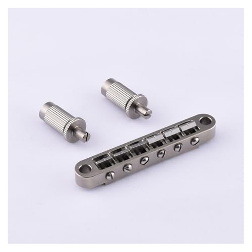 Titanlegierung Für LP-E-Gitarren-Kugellagerbrücke Austausch des Gitarrenstegs(Standard set) von JTYUERWQ