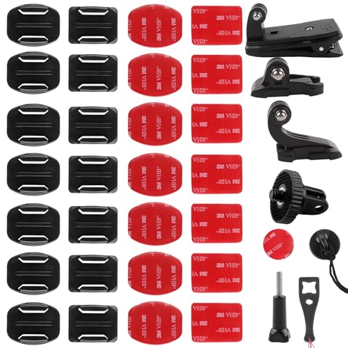 JTgugu 36 Stück Kompatibel mit Gopro Hero Session Klebepads Befestigungskleber Halterungen Zubehör Helmhalterung Klebehalterung Flache Gebogene Klebepad Helm Halterung Kleber Mount Für Action Kamera JTgugu 36 Stück Kompatibel mit Gopro Hero Session Klebepads Befestigungskleber Halterungen Zubehör Helmhalterung Klebehalterung Flache Gebogene Klebepad Helm Halterung Kleber Mount Für Action Kamera von JTgugu