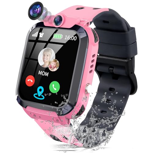 JUBUNRER Smartwatch Kinder mit GPS und Telefon GPS Tracker Kinder Telefonuhr SOS Wecker Schulmodell Wasserdicht Kamera Spiele Armbanduhr Kinderuhr Junge Mädchen Kinder Smartwatch Kindergeschenke- JUBUNRER Smartwatch Kinder mit GPS und Telefon GPS Tracker Kinder Telefonuhr SOS Wecker Schulmodell Wasserdicht Kamera Spiele Armbanduhr Kinderuhr Junge Mädchen Kinder Smartwatch Kindergeschenke- von JUBUNRER