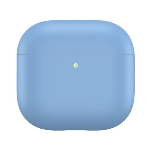JUCHRZEY Silikonhülle for Airpods 4 (2024), Kopfhörer-Abdeckung, stoßfest, kabellose BT-Kopfhörerhülle, Anti-Drop-Ladehülle, Kopfhörerhülle mit Karabiner for Apple Airpods 4. Generation 2024 von JUCHRZEY