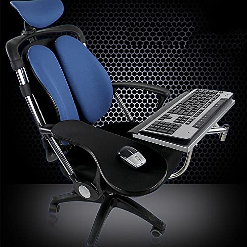 JUDEMII Laptop-Maus-Ständer, Computer-Tastatur-Ständer, Höhenverstellbarer Keyboardständer mit 2X Lüftern (2000 U/min) – ABS & Edelstahl Laptophalterung für Homeoffice/Gaming von JUDEMII