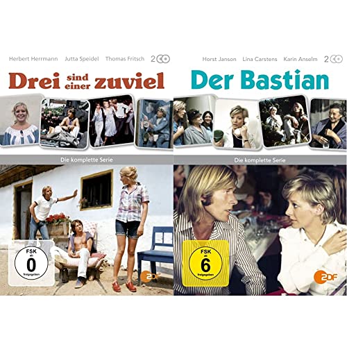 Drei sind einer zuviel - Die komplette Serie [2 DVDs] & Der Bastian - Die komplette Serie [2 DVDs] von JUGERT,RUDOLF