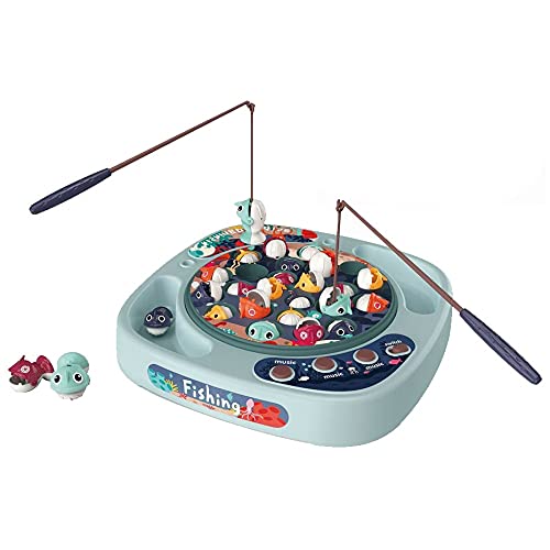 JUINSA - Elektrisches Angelset für Fische, 2 Ruten, 25 x 27, Mehrfarbig (700649) von JUINSA