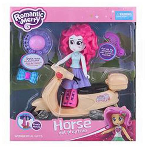 Puppe mit Motorrad, 18 cm, 4 Verschiedene Modelle von JUINSA