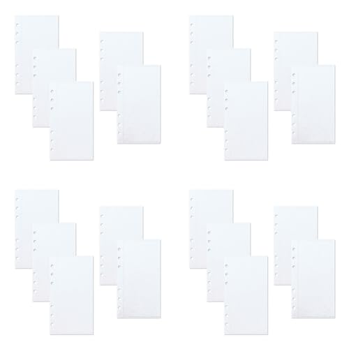JUJNE 20 Stück A6 Bindertaschen 6 Löcher Budget Bargeld Umschläge für 6-Ring-Budget-Binder Notizbuch langlebig von JUJNE