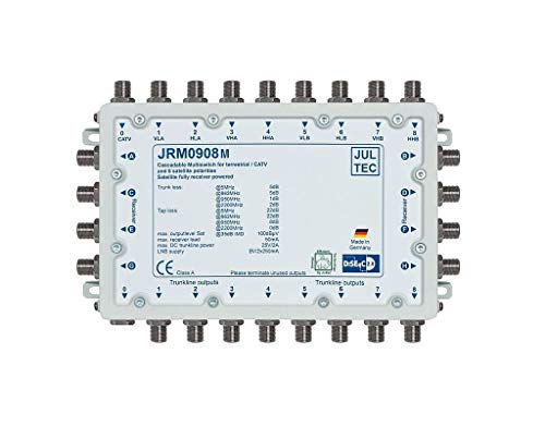 JULTEC JRM0908M - Multischalter 9/8 (kaskadierbar) receivergespeist von Jultec