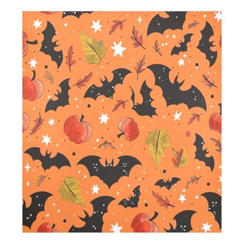JUMBEAR Halloween-Kürbisse und Fledermäuse, Geschirrspüler-Magnetabdeckung, wasserdicht, magnetischer Aufkleber, Kühlschrankmagnet, Dekoration, Heimschrank, Aufkleber, Haushaltsgeräte, Aufkleber für von JUMBEAR