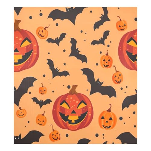 JUMBEAR Halloween-Kürbisse und Fledermäuse, Geschirrspüler-Magnetabdeckung, wasserdicht, magnetischer Aufkleber, Kühlschrankmagnet, Dekoration, Heimschrank, Aufkleber, Haushaltsgeräte, Aufkleber für von JUMBEAR