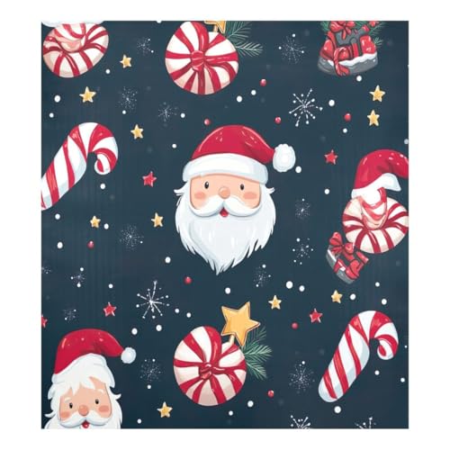 JUMBEAR Kühlschrank-Magnet-Aufkleber, Weihnachtsmann, wasserdicht, magnetisch, Dekoration, Zuhause, Schrank, Geräte, Aufkleber für Zuhause, Küche, 58,4 x 66 cm von JUMBEAR
