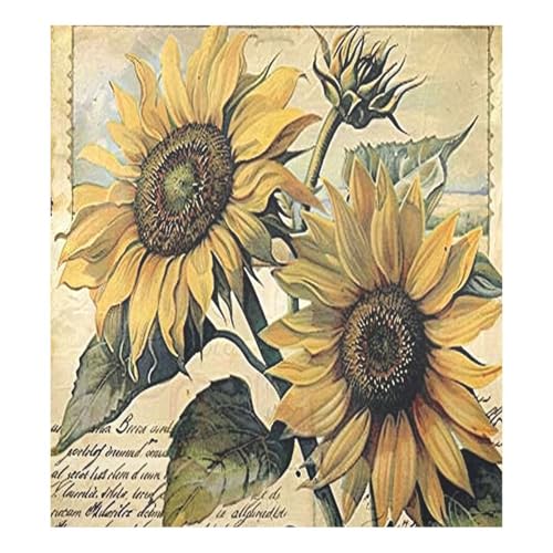 JUMBEAR Retro-Sonnenblumen-Geschirrspüler-Magnetabdeckung, wasserdicht, magnetischer Aufkleber, Kühlschrankmagnet, Dekoration, Heimschrank, Aufkleber, Haushaltsgeräte, Aufkleber für Zuhause, Küche, von JUMBEAR