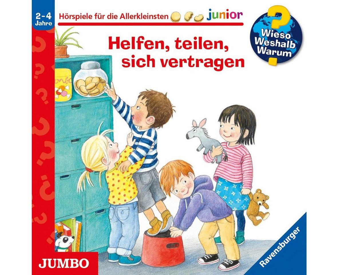 JUMBO Verlag Hörspiel-CD Wieso? Weshalb? Warum? junior. Helfen, teilen, sich vertragen, Audi... von JUMBO Verlag