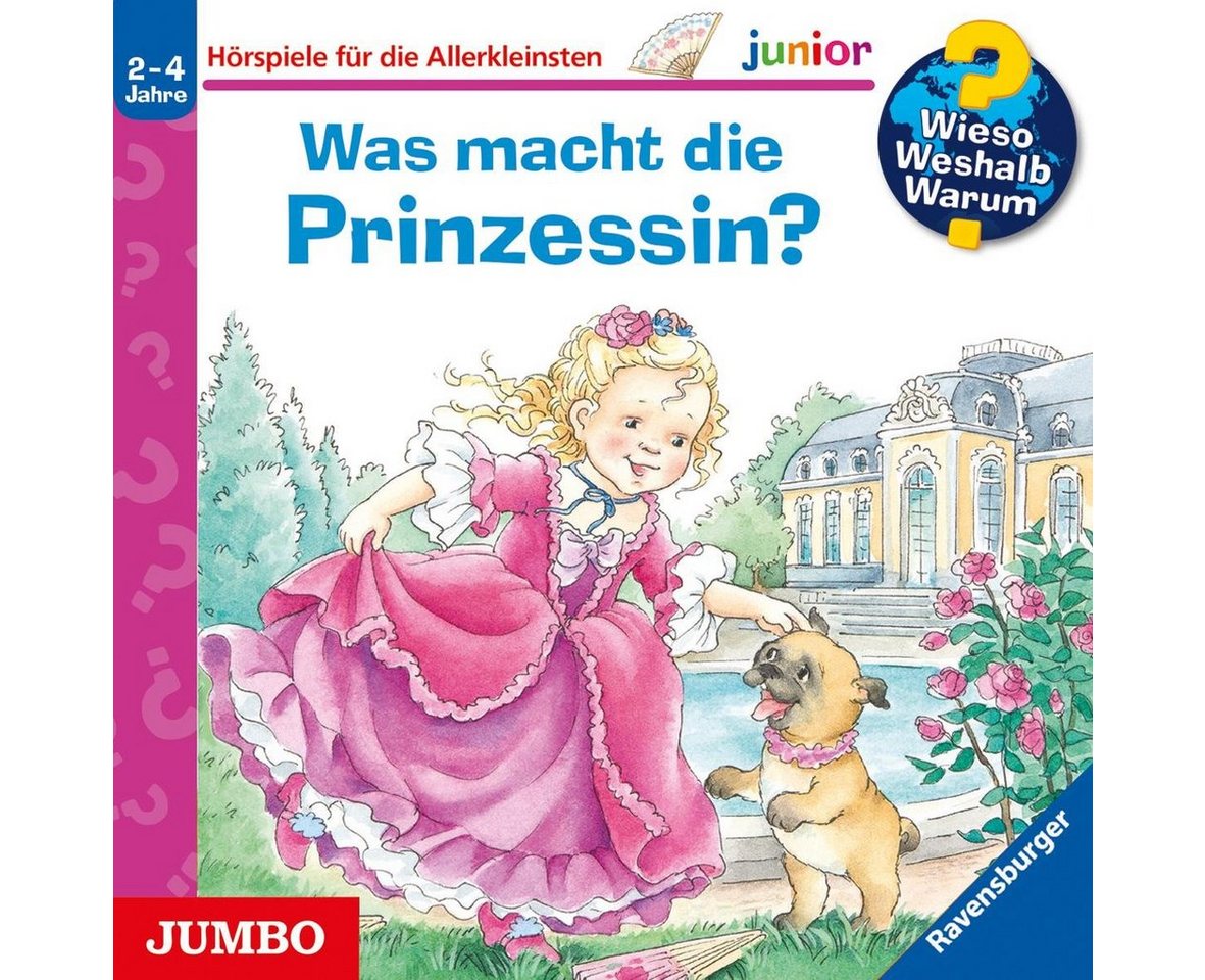 JUMBO Verlag Hörspiel-CD Wieso? Weshalb? Warum? junior. Was macht die Prinzessin?, 1 Audio-CD von JUMBO Verlag
