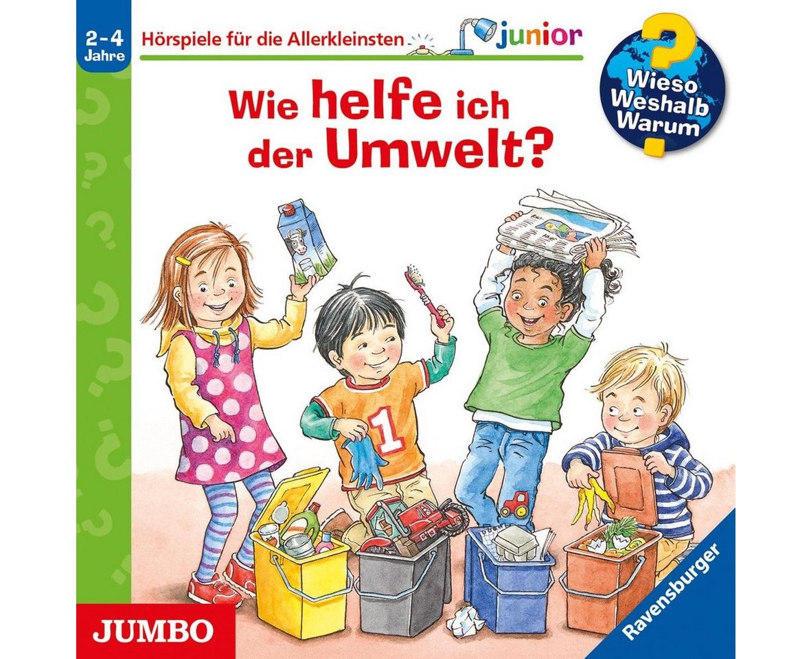 JUMBO Verlag Hörspiel-CD Wieso? Weshalb? Warum? junior. Wie helfe ich der Umwelt?, 1 Audio-CD von JUMBO Verlag