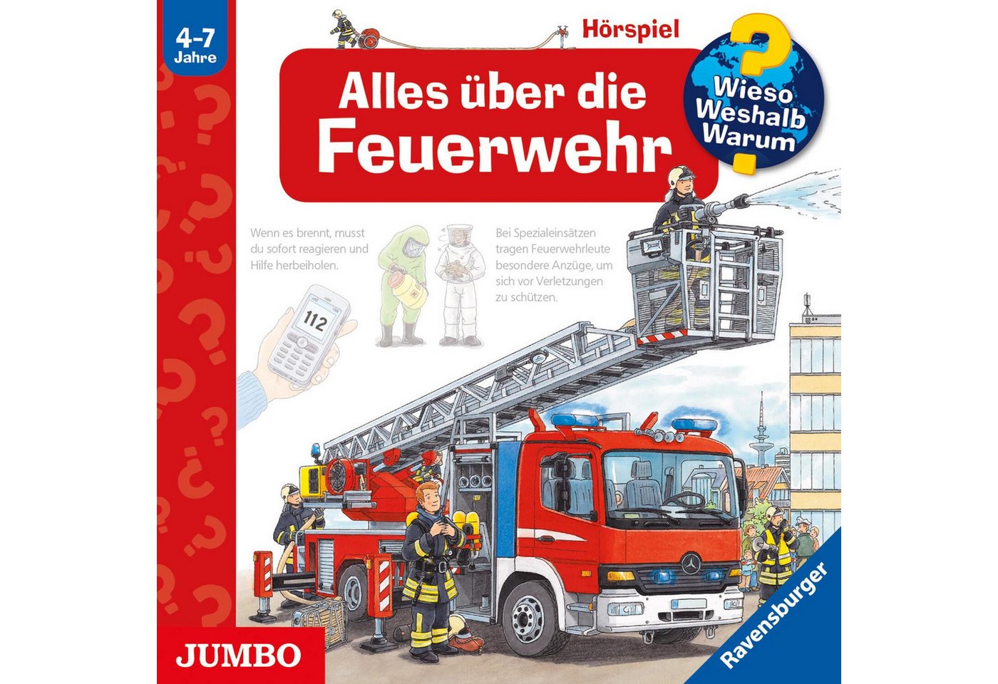 JUMBO Verlag Hörspiel Wieso? Weshalb? Warum? Alles über die Feuerwehr von JUMBO Verlag