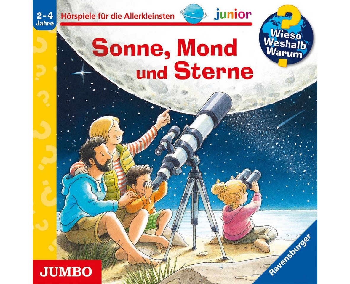 JUMBO Verlag Hörspiel Wieso? Weshalb? Warum? junior. Sonne, Mond und Sterne von JUMBO Verlag