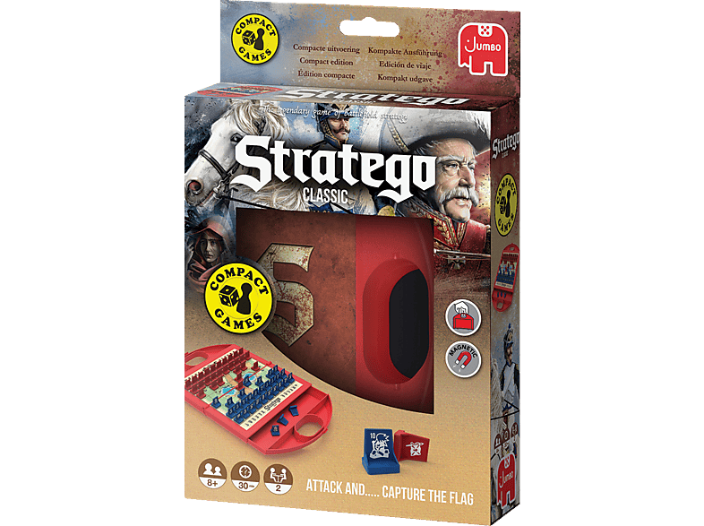 JUMBO Stratego Compact Strategiespiel Mehrfarbig von JUMBO