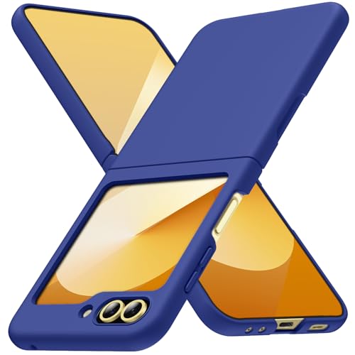 JUMIUSTNB Kompatibel mit Samsung Galaxy Z Flip 6 Hülle, transparente harte PC-Hülle, niedlich, modisch, einfach, vergilbt nicht, leicht, matt, schützende, schlanke Stoßfänger-Handyhülle für Galaxy Z JUMIUSTNB Kompatibel mit Samsung Galaxy Z Flip 6 Hülle, transparente harte PC-Hülle, niedlich, modisch, einfach, vergilbt nicht, leicht, matt, schützende, schlanke Stoßfänger-Handyhülle für Galaxy Z von JUMIUSTNB
