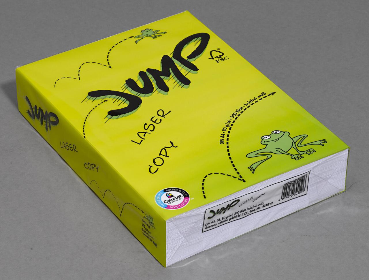 JUMP Kopierpapier Jump Laser+ Kopier-Papier A4 DIN A4 80 g/m² von JUMP