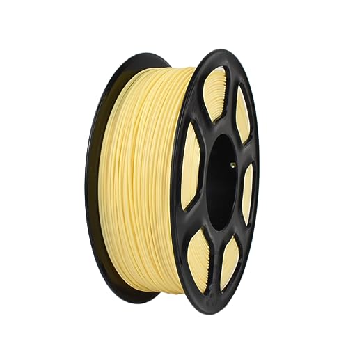 TOPZEAL 3D Drucker Filament Creme Gelb PLA 1,75mm Filament 1kg von JUMPABOX