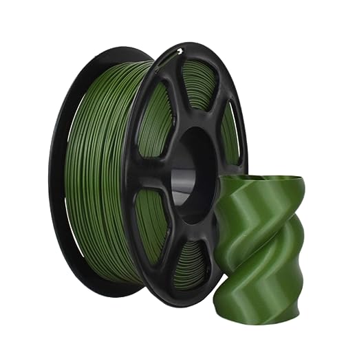 TOPZEAL 3D Drucker Filament Militär Grün PLA 1,75mm Filament 1kg von JUMPABOX
