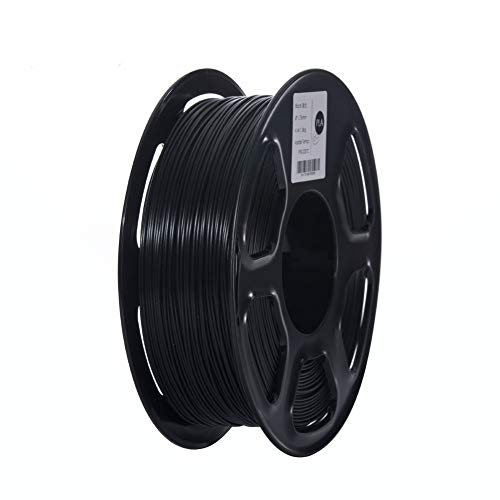 TOPZEAL 3D Drucker Filament Schwarz PLA 1,75mm Filament 1kg von JUMPABOX