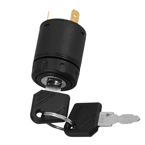 JUMPLAWN 1Satz Elektrostarter Zündschalter Für Gabelstapler Mit Schlüssel Ersatz Startschalter Für Mobilitätsfahrzeuge Langlebig Und Sicher Für Outdoor Und Freizeitnutzung von JUMPLAWN