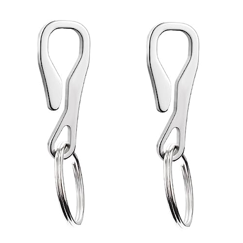 JUMPLAWN 2 Sätze Keychain Hängend Lanyards Schlüsselanhänger-karabiner Stichworte Kettenclip Clips Clip-schlüsselring Schlüsselbügel Rostfreier Stahl 2 Stücke * 2 JUMPLAWN 2 Sätze Keychain Hängend Lanyards Schlüsselanhänger-karabiner Stichworte Kettenclip Clips Clip-schlüsselring Schlüsselbügel Rostfreier Stahl 2 Stücke * 2 von JUMPLAWN