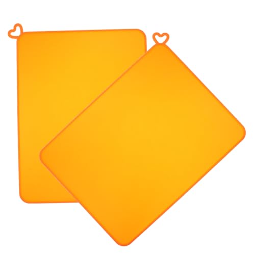 JUMPLAWN 2Stücke Druckmatten aus Lichtempfindliche für Langlebig Einfach zu Bedienen für Dlp Sla Anwendungen Orangefarbenes Design von JUMPLAWN
