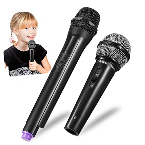 JUMPLAWN 4 Stück Gefälschtes Mikrofonspielzeug Karaoke -mikrofon Spielzeugmikrofon Vorgeben Mikrofon- Mikrofon Für Bunt Kindermikrofon Black Plastik JUMPLAWN 4 Stück Gefälschtes Mikrofonspielzeug Karaoke -mikrofon Spielzeugmikrofon Vorgeben Mikrofon- Mikrofon Für Bunt Kindermikrofon Black Plastik von JUMPLAWN