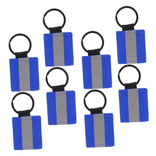 JUMPLAWN 8 Stück Reflektierender Schlüsselanhänger Reflektierende Schlüsselanhänger für den Rucksack Schlüsselanhänger mit reflektierenden Anhängern Schlüsselkette Nylon JUMPLAWN 8 Stück Reflektierender Schlüsselanhänger Reflektierende Schlüsselanhänger für den Rucksack Schlüsselanhänger mit reflektierenden Anhängern Schlüsselkette Nylon von JUMPLAWN