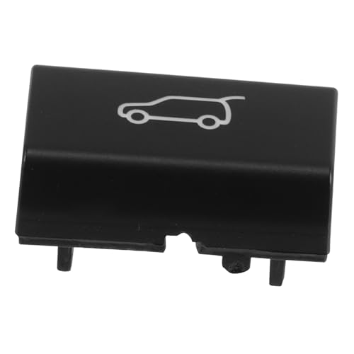 JUMPLAWN Heckklappensteuerungstaste Kofferraumschalter Heckklappenentriegelungsschalter Heckklappenschalter auto schalter taste abdeckung Heckklappe Release -Taste Kfz -Teile Abs Black von JUMPLAWN