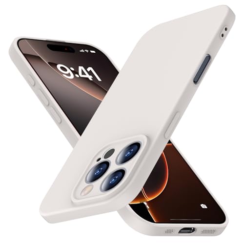JUNAUTTB JUS01-226 Schutzhülle für iPhone 16 Pro Max, Flüssigsilikon, Rundumschutz, weich, stoßfest, kratzfest, schlanke Passform, langlebig, 17,5 cm, Weiß JUNAUTTB JUS01-226 Schutzhülle für iPhone 16 Pro Max, Flüssigsilikon, Rundumschutz, weich, stoßfest, kratzfest, schlanke Passform, langlebig, 17,5 cm, Weiß von JUNAUTTB